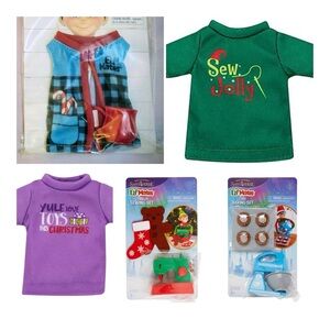 NWT Elf on the Shelf Activity Sets, Clothing, & Props Bundle
